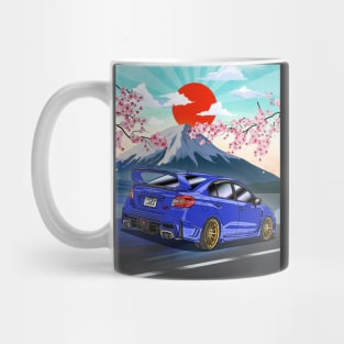 Subaru Impreza WRX STi Evo Eye 2015 in Japan Mug